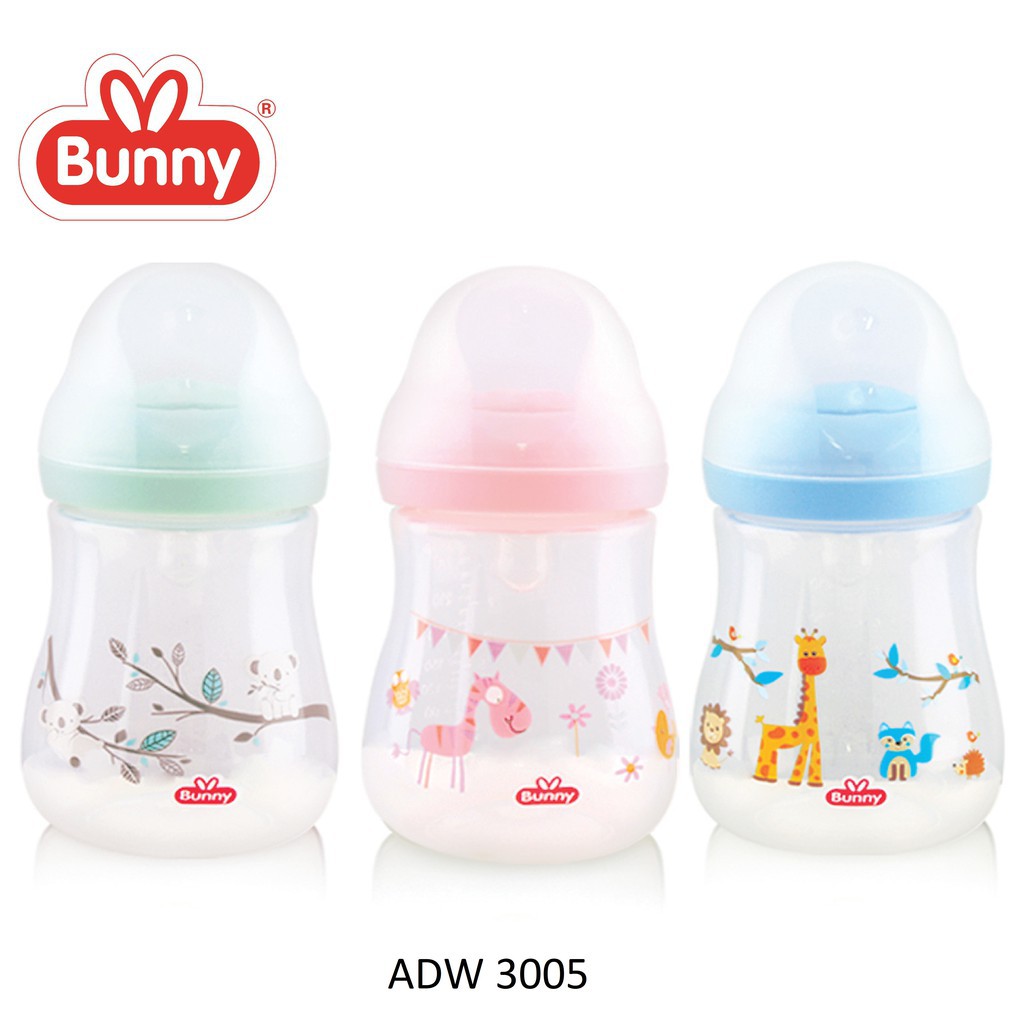 LUSTY BUNNY BOTOL WIDE NECK/botol susu ADW1505 ATAU ADW3005