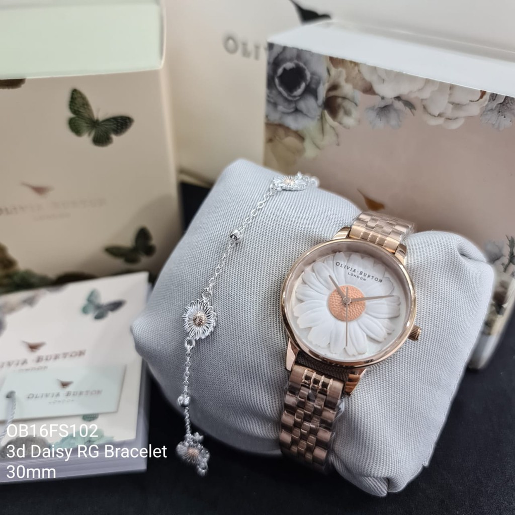 

TERLARIS OB16FS102 Olivia Burton original Include box, manual book, paper bag, free batrai cadangan
