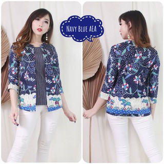  ATASAN  BATIK  WANITA ATASAN  BATIK  MODERN BLOUSE BATIK  