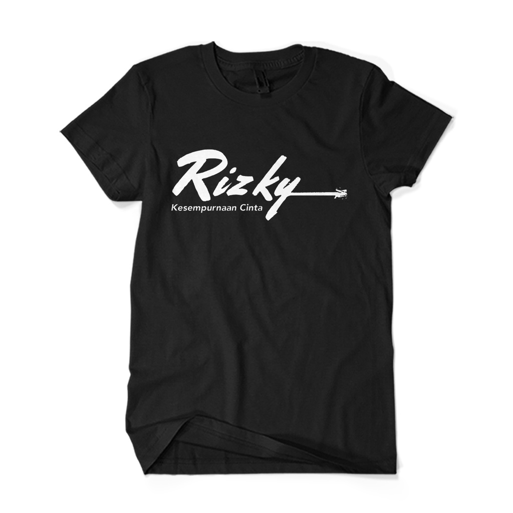 Baju Kaos RIZKY FEBIAN KESEMPURNAAN CINTA Fans Tour Konser Lagu KAOS KAGE