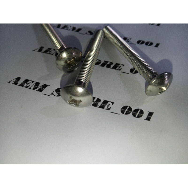 Baut jt M6 x 50 (5cm) stainless 304