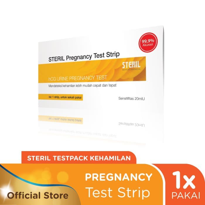 Tes Hamil Steril / Tes Kehamilan HCG Strip / STERIL Pregnancy Test