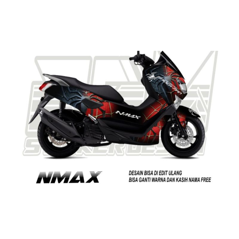 sticker decal striping full bodi nmax nmax old Spiderman