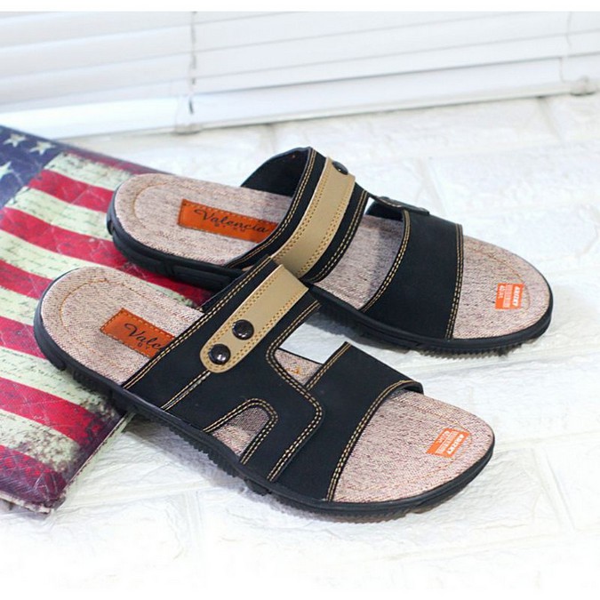 sandal sol pria slide distro casual kokop KANCING