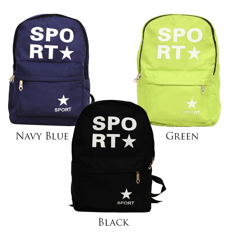 Tas Ransel Pria SPORT Colorful / Tas Sekolah / Tas Traveling Besar