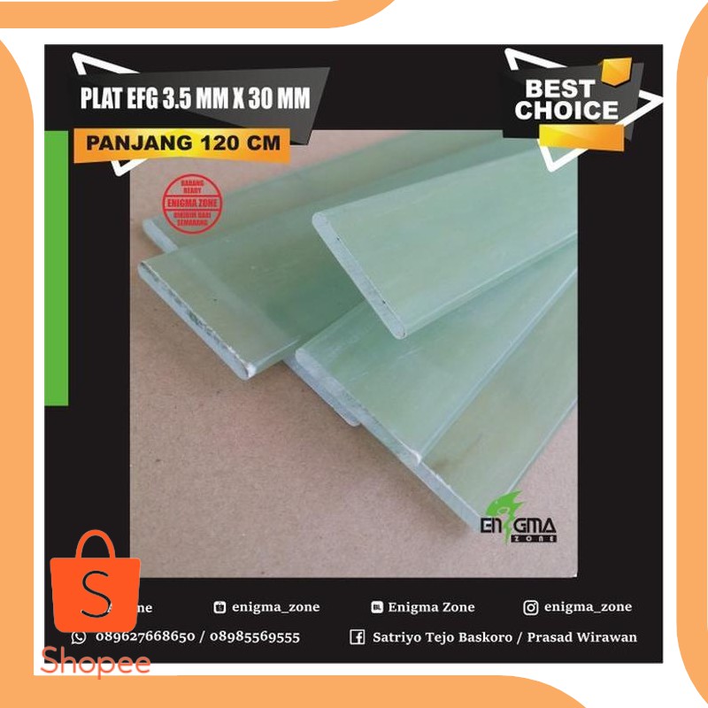 Promo sparepart Plat EFG - Epoxy Fiber Glass 3.5 mm - EnigmaZone 20DEZ Berkualitas