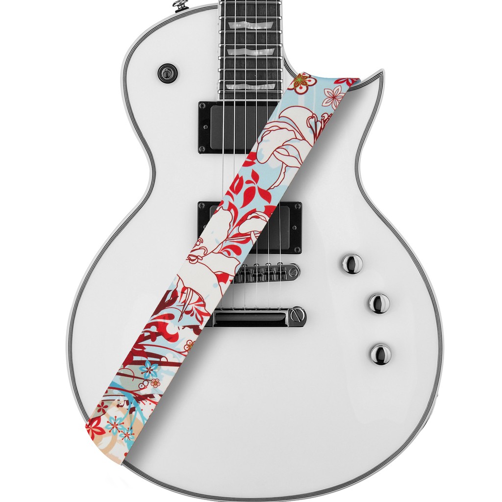 Amumu PC05P Strap Gitar motif Bunga Lily