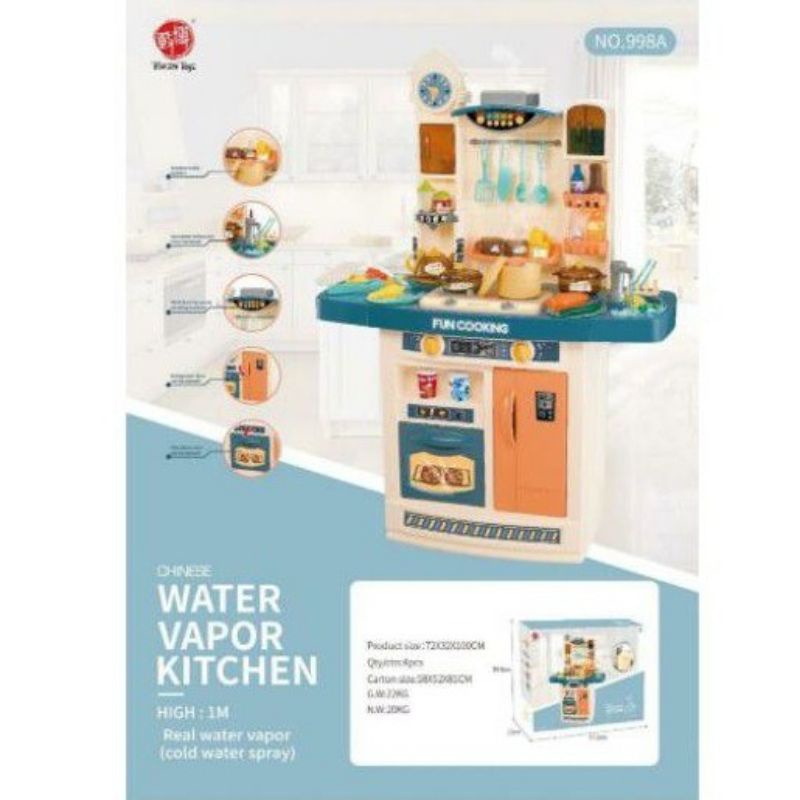 Mainan masak masakan kitchen water vapor jumbo