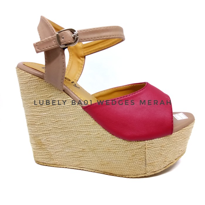 SANDAL WEDGES JEPIT HITAM WANITA SENDAL MODEL CARVIL YONGKY HOMYPED NEVADA KICKERS FLADEO HAK KEREN