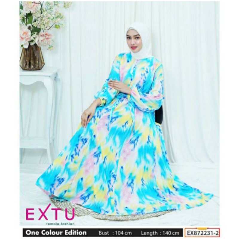 Gamis Extu Rainbow Import