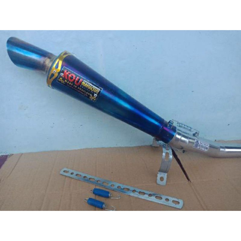 Knalpot Racing Kou mahachai untuk Vixion Old Version Vixion New Lighting R15 Cb150R