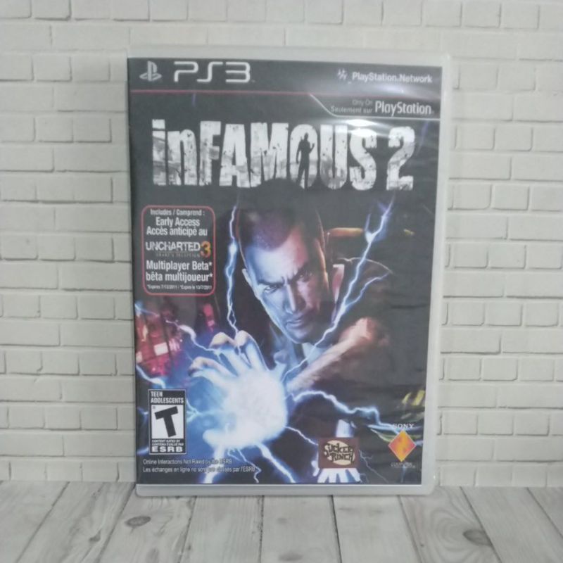 BD  KASET ORIGINAL PS3 Infamous 2 Usa Bahasa Inggris