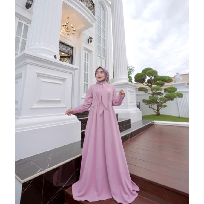 Ready siap kirim Gamis shella saukiah , bisa COD
