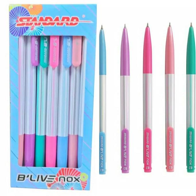 

TERMURAH Standard Pen Pulpen B'LIVE nox 0.3 Isi 12 Ballpoint BLIVE nox/PULPEN GEL/PULPEN LUCU/PULPEN 1 PACK/PENSIL WARNA/PENSIL 2B/PENGHAPUS JOYKO/PENGHAPUS LUCU/RAUTAN PENSIL PUTAR/RAUTAN ELEKTRIK/SPIDOL WARNA/SPIDOL PERMANEN/SPIDOL WHITEBOARD/CORRECTION