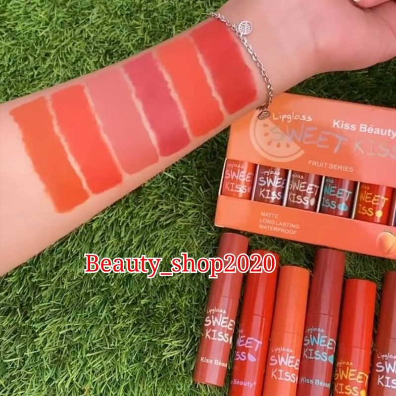 KISS BEAUTY LIP GLOSS SWEET KISS MATTE FRUIT SERIES