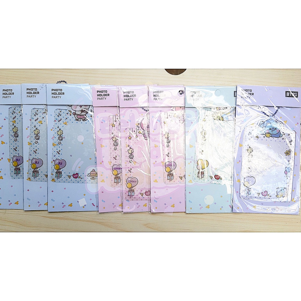 BT21 PHOTO CARD HOLDER PARTY MONOPOLY