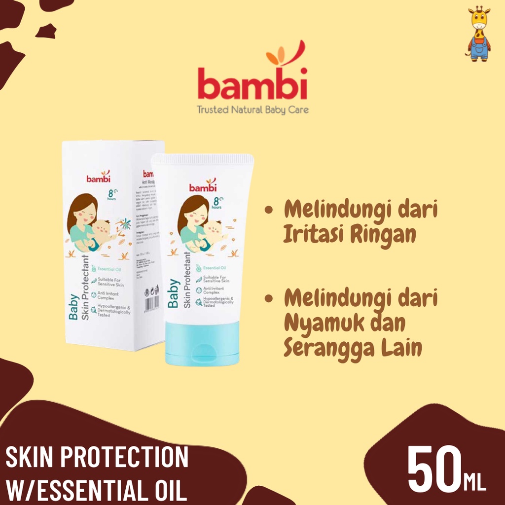 Bambi Skin Protection W/Essential Oil - Lotion Bayi