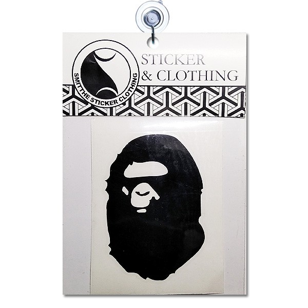 Stiker BAPE Logo Cutting Sticker untuk aksesoris Motor Mobil