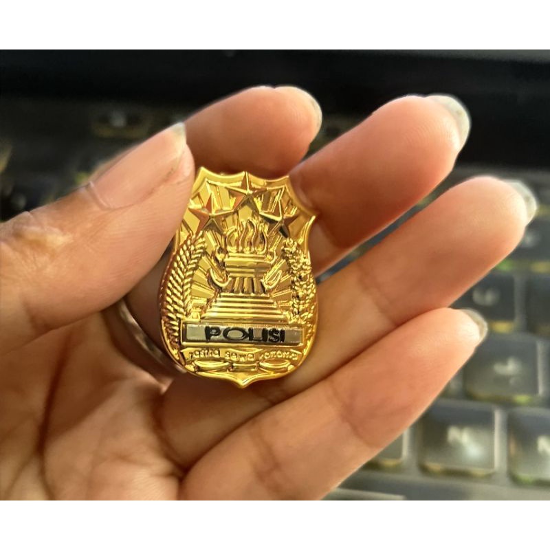 Pin Kewenangan Polisi / Polri Kecil Untuk Safari Original Jatah Polri