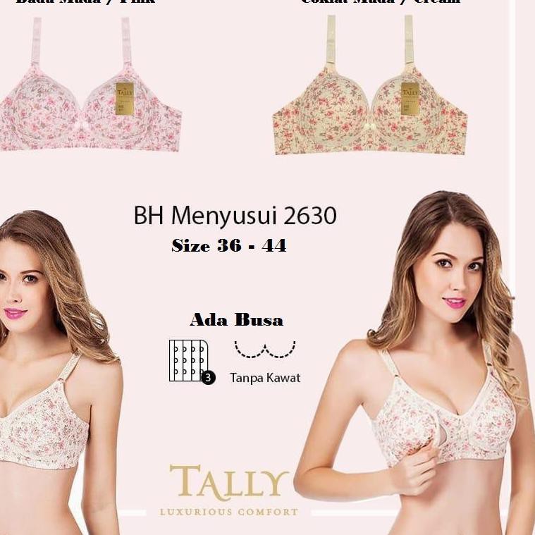 BH Ibu Hamil Menyusui Model Kancing Tally 2630 / Bra Busa Tanpa Kawat Ibu Hamil Tally2630