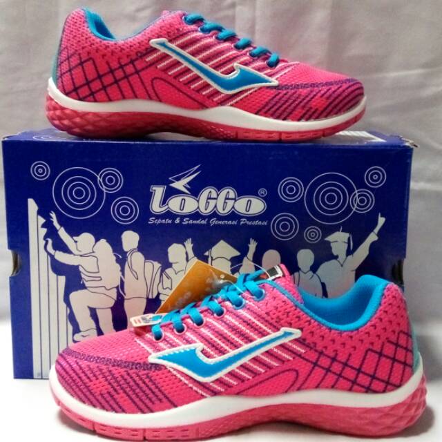 Sepatu sneaker wanita sepatu loggo sport Original