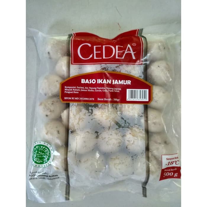 

Cedea Baso Ikan Jamur 500gr