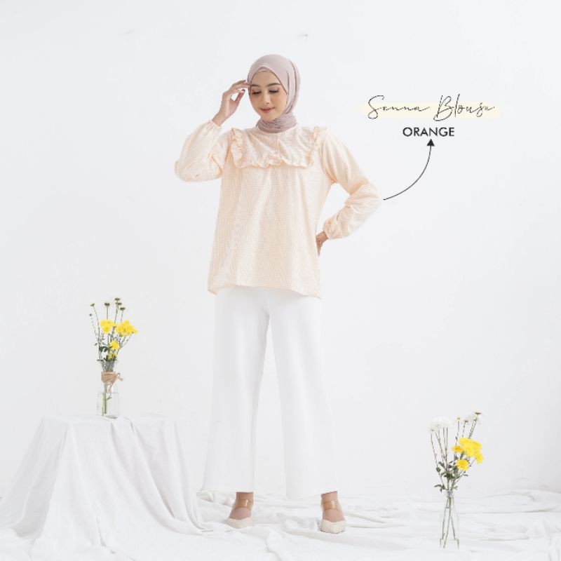 Senna Blouse / Atasan Wanita / Baju Muslimah / Blouse Wanita