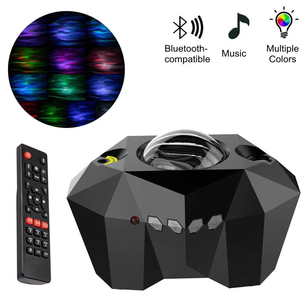 Pookin Lampu Proyektor Tidur Starry Sky Bluetooth Speaker - AC6923