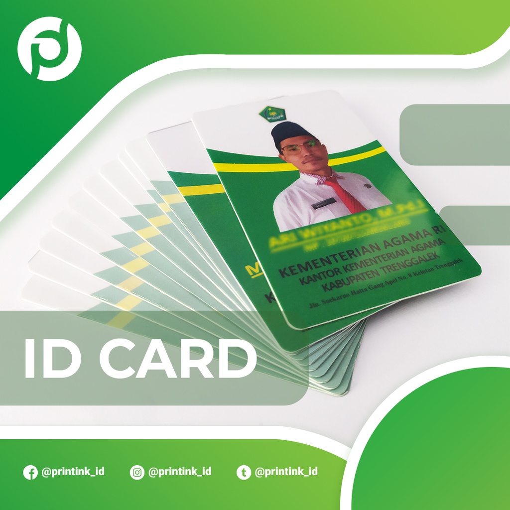 

ID Card / Name Tag PVC Anti Luntur