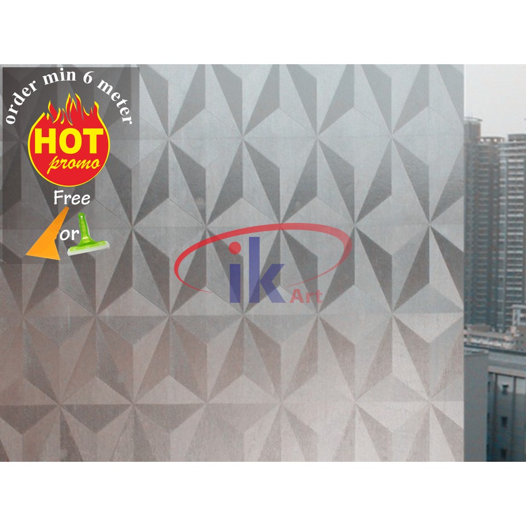 STIKER KACA STICKER KACA MOTIF DIAMOND KACA FILM MOTIF PELAPIS KACA JENDELA TERMURAH