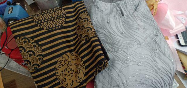 Shofia Couple - Couple Batik Asmara Linggar Set Kebaya Brukat