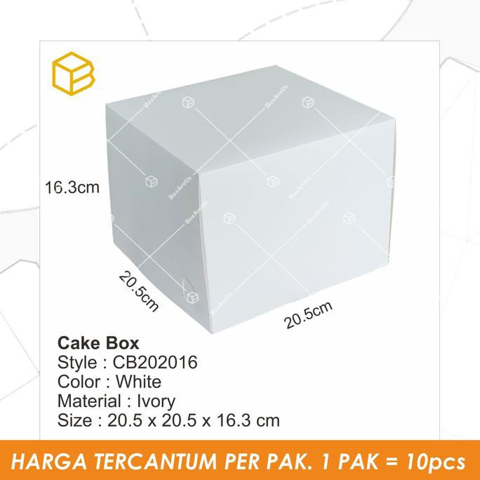 

Ready Stock] Dus Kue Cake Box Polos Kotak Packaging Kemasan Bolu - Cb202016