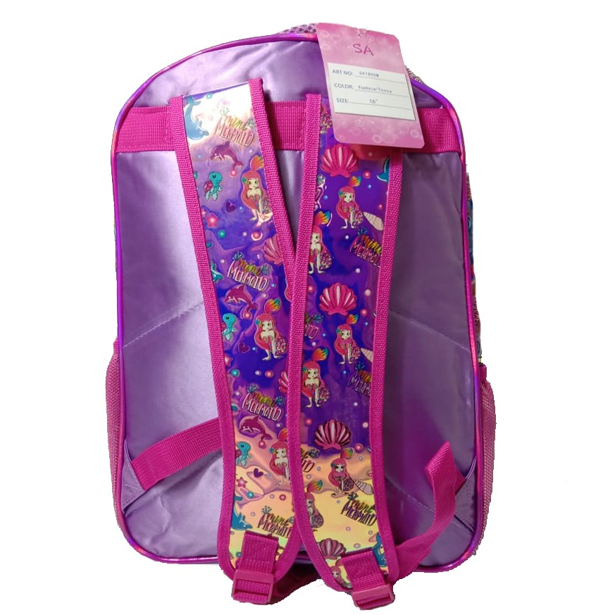 Mermaid Tas Sequin &amp; Hologram Tas Sekolah SD Fashion Anak Perempuan