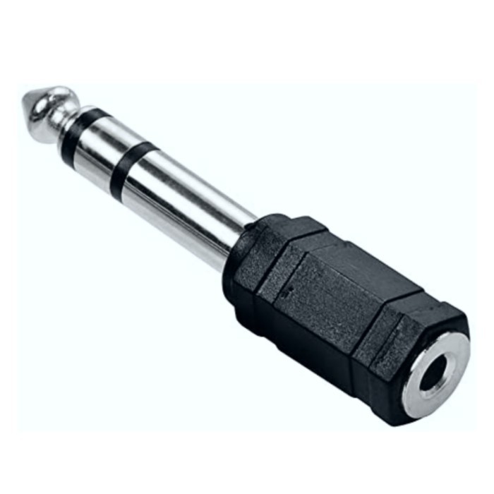 Converter Audio Jack 3.5 to 6.5 mm Stereo/Konverter Aux 3.5 ke 6.5 mm