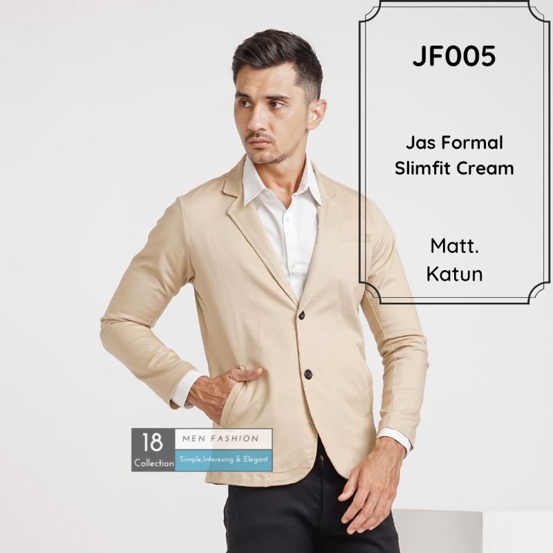 [Bisa COD] Blazer Pria Slimfit Formal PREMIUM