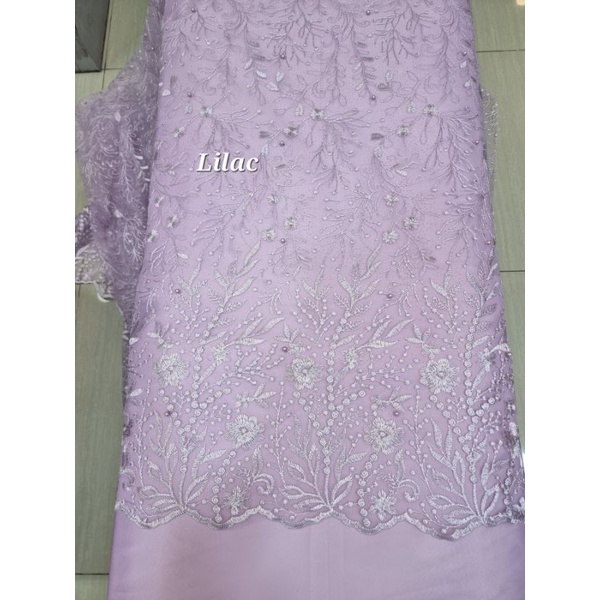 Tille Mutiara Bordir Tulle Kebaya Bridesmaid