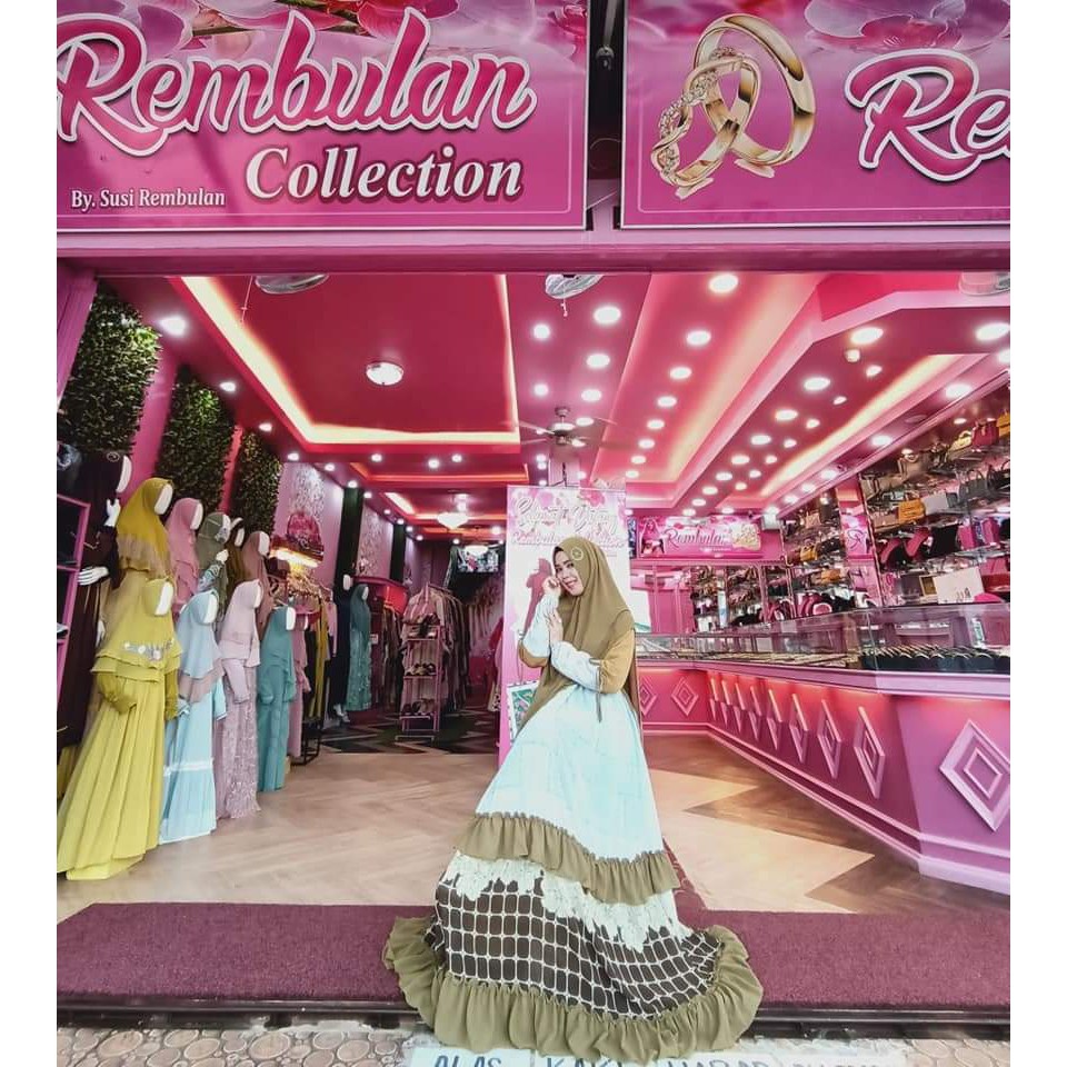 dress muslim/gamis syari/gamis terbaru Nawal syari by Gallery Syarifah