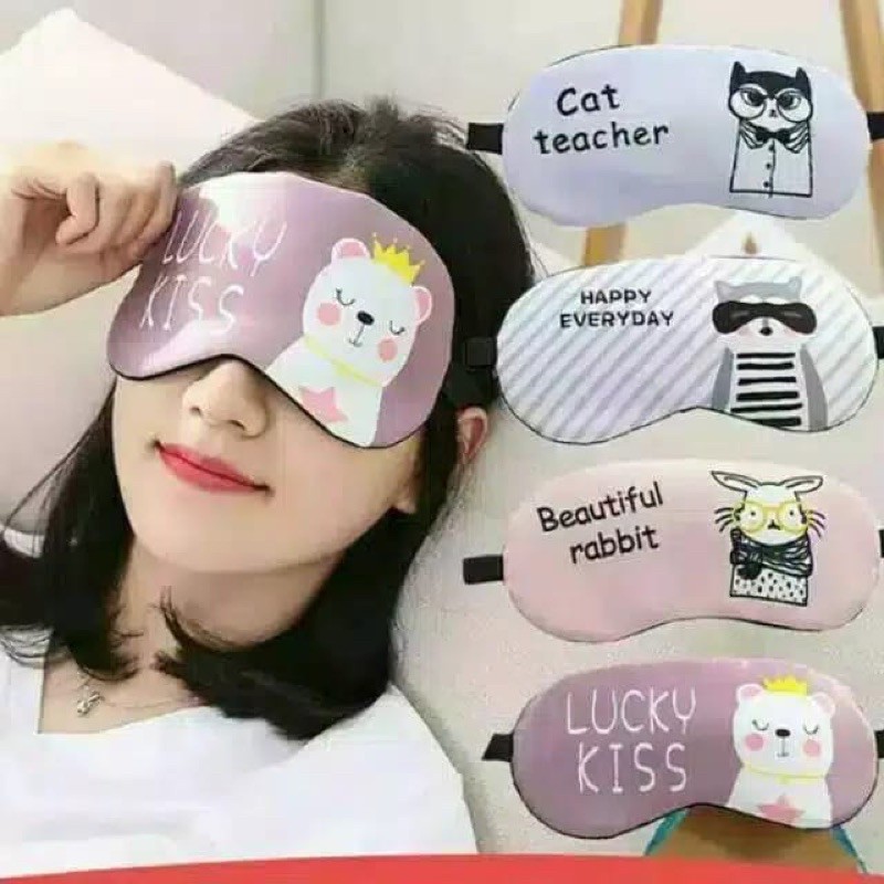 [ ECER ] MASKER MATA BUAT TIDUR PREMIUM QUALITY