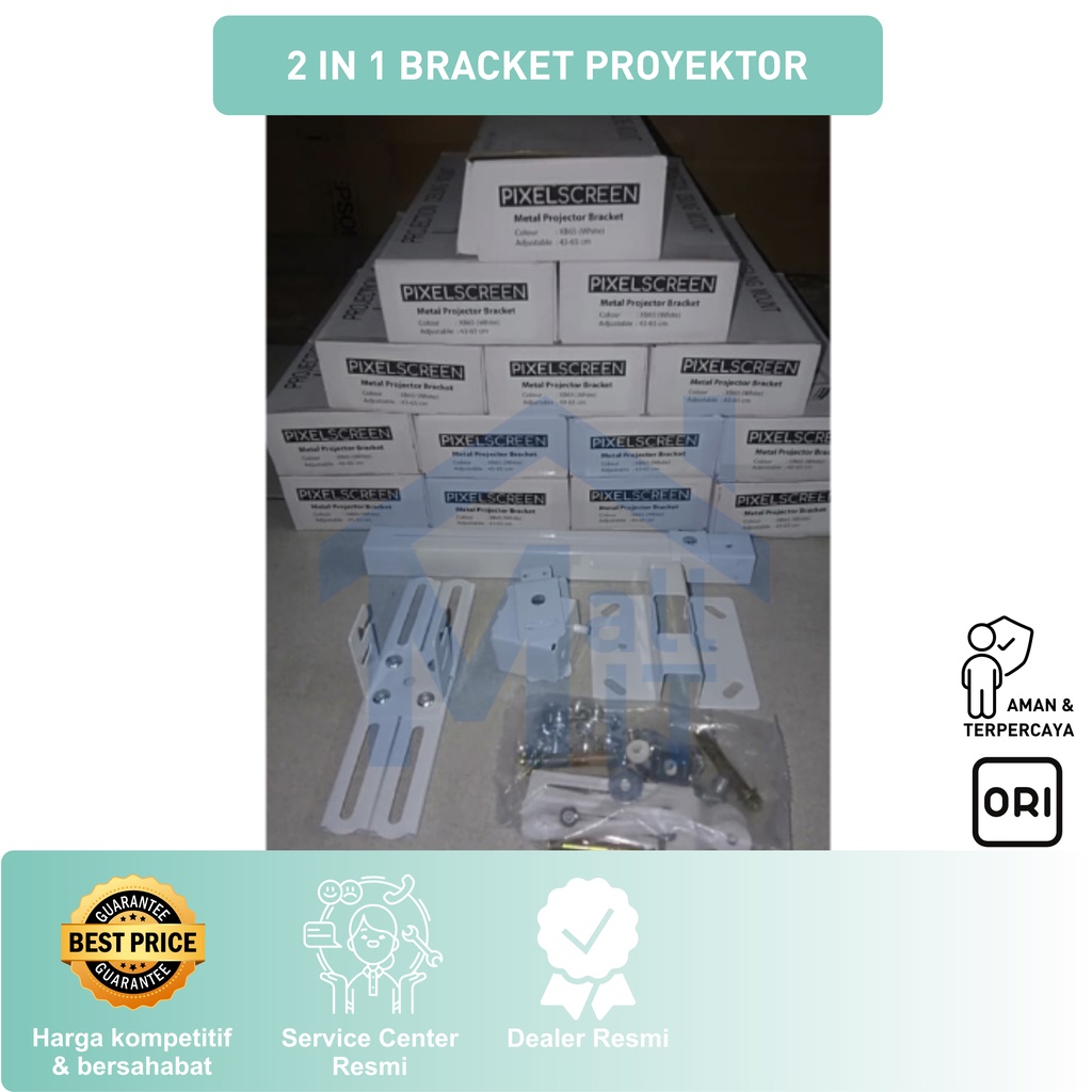 BRACKET PROYEKTOR BRACKET PROJECTOR BRAKET PIXELSCREEN UNIVERSAL XB65