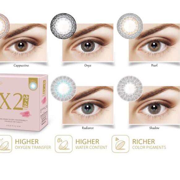 new* Softlens X2 Sanso Cappucino -0.25 s/d -3.00 / Softlense / Soflen ㊮