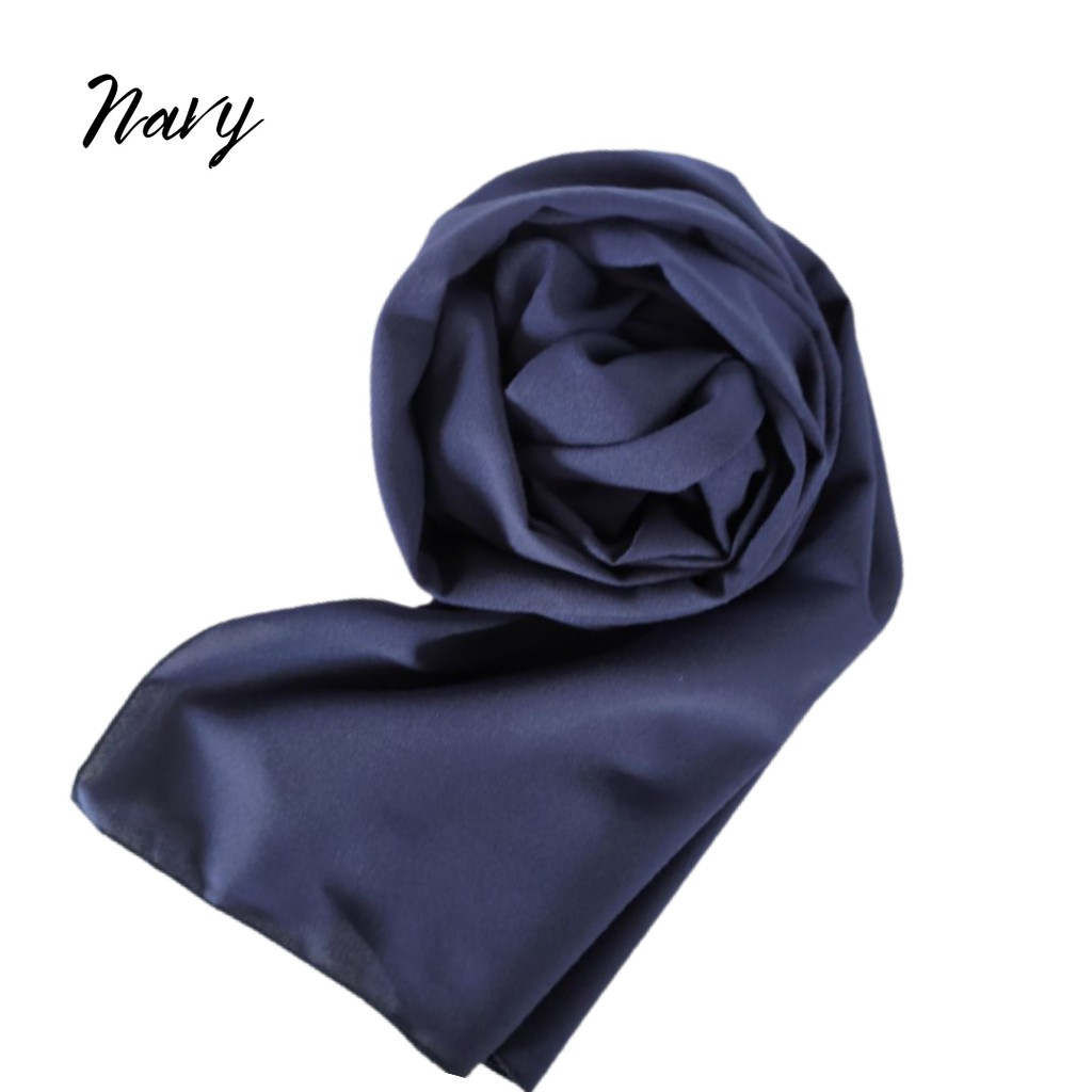 Pashmina Instan Sala Diamond / Hijab Pasmina instan diamond strech | pashmina | pastan osi-NAVY