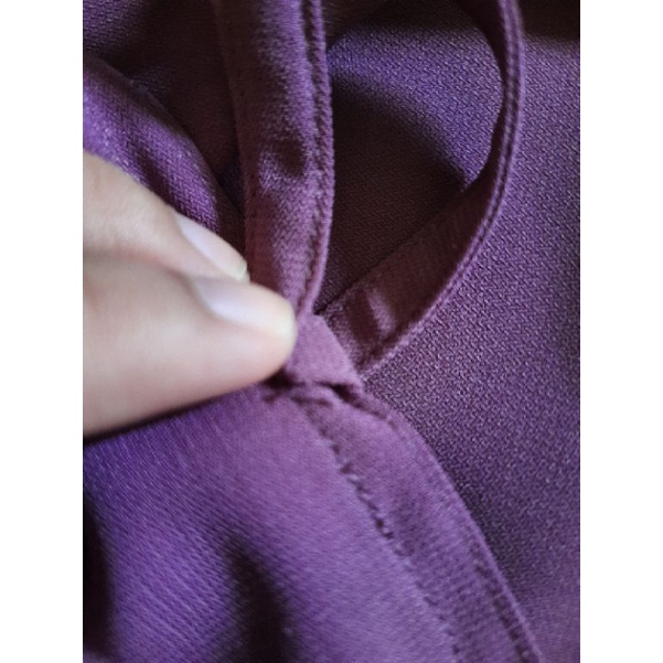 PRELOVED VEIL SOFTLEXUS ROSE BROWN DITSY ||  HASNA CORNFLOWER KHIMAR AA Atelier Angelina
