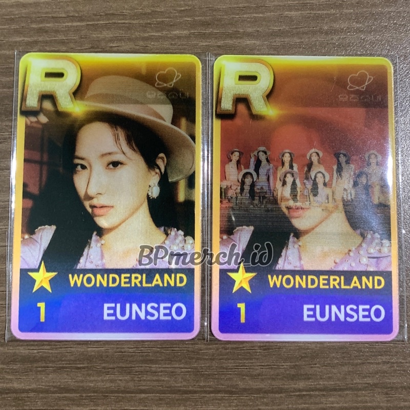 WJSN EUNSEO WONDERLAND R CARD SUPERSTAR STARSHIP LENTICULAR PHOTOCARD