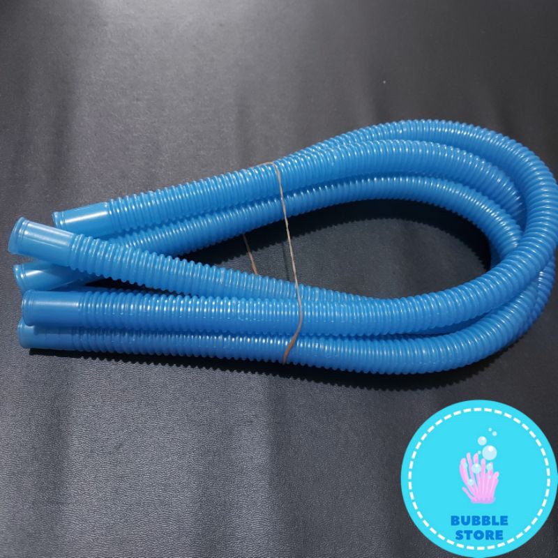 SELANG BIRU AQUARIUM 60CM / SELANG SPIRAL AKUARIUM / SELANG BIRU POMPA AKUARIUM 60CM