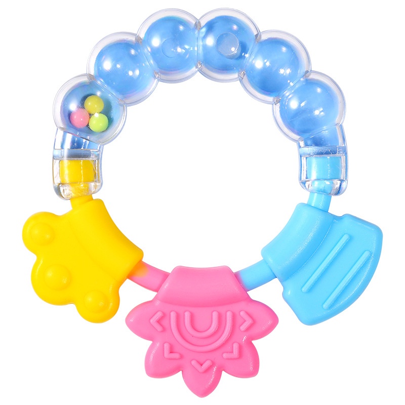 Mainan Teether Bayi Bahan Silikon Motif Kartun