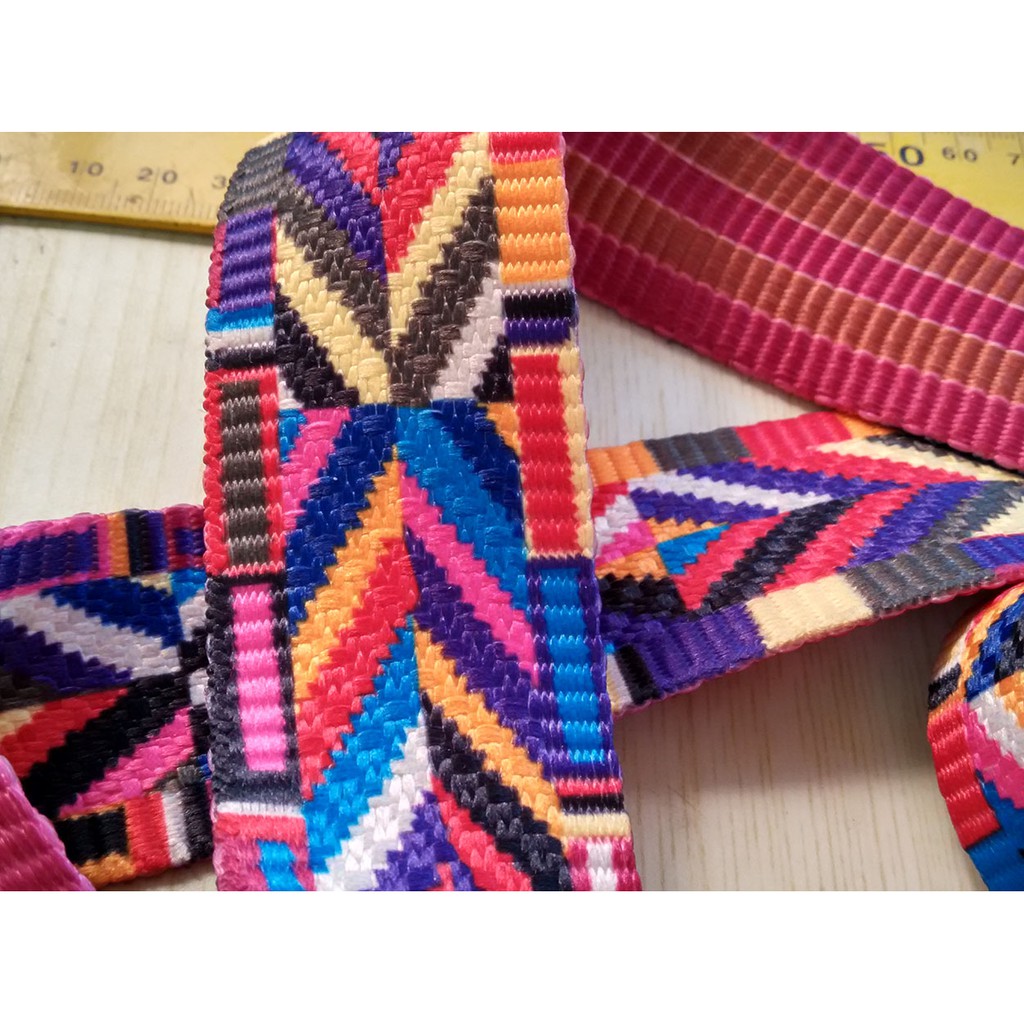 

Tali Webbing motif 3,8 cm rainbow