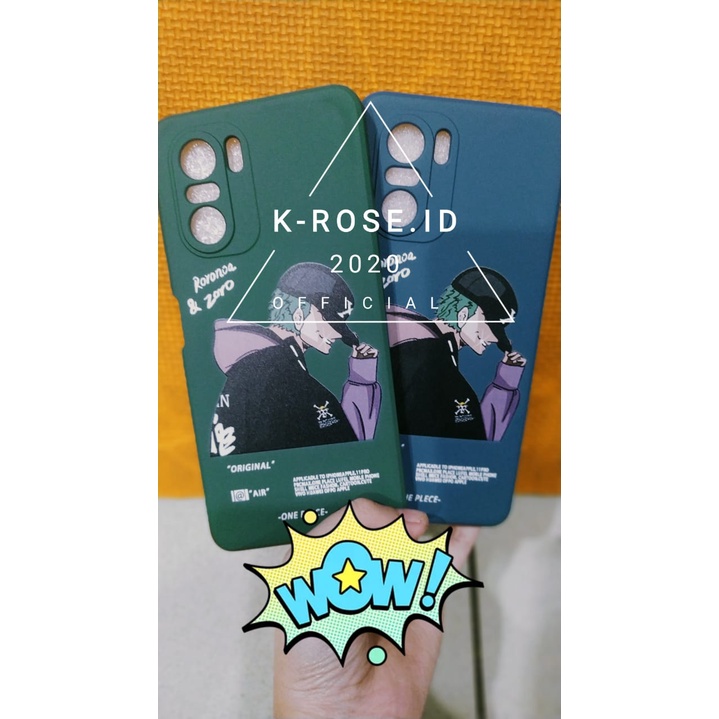 Xiaomi POCO F3 Case gambar ZORO casing cover softcase silicone premium anime cowok poco f3