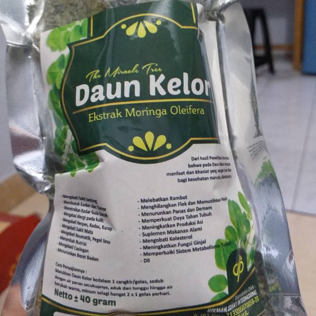 

Teh tubruk daun kelor