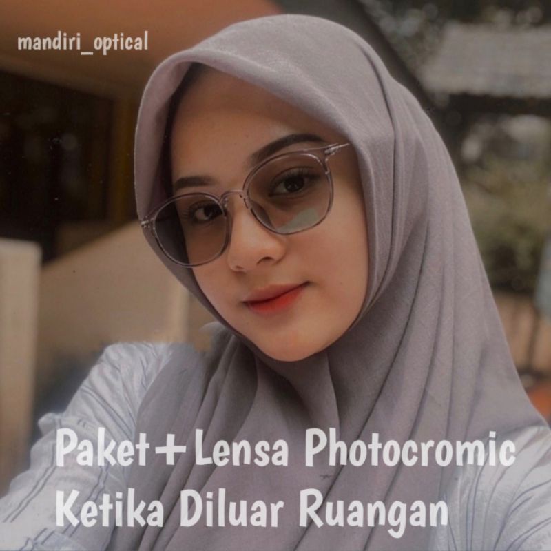 kacamata wanita (paket frame+lensa Antiradiasi) | blueray Photocromic | kacamata Photocromic | kacamata Antiradiasi | kacamata minus | kacamata wanita | kacamata murah | kacamata kekinian | kacamata lentur | kacamata 2124 | kacamata Photocromic