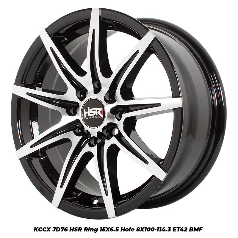 Velg Mobil KCCX R15 Ring 15 HSR untuk Jazz Agya Ayla Calya Sigra Datsun